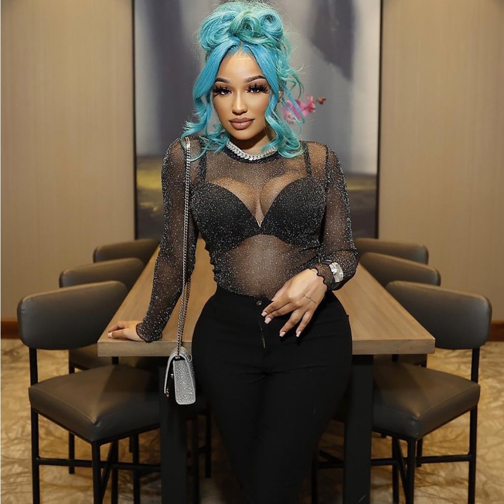 Fashion Nova Glitter Top